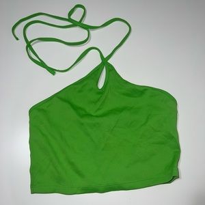 Light green Zara crop top